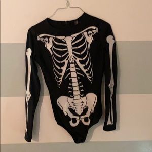 SKELETON BODYSUIT